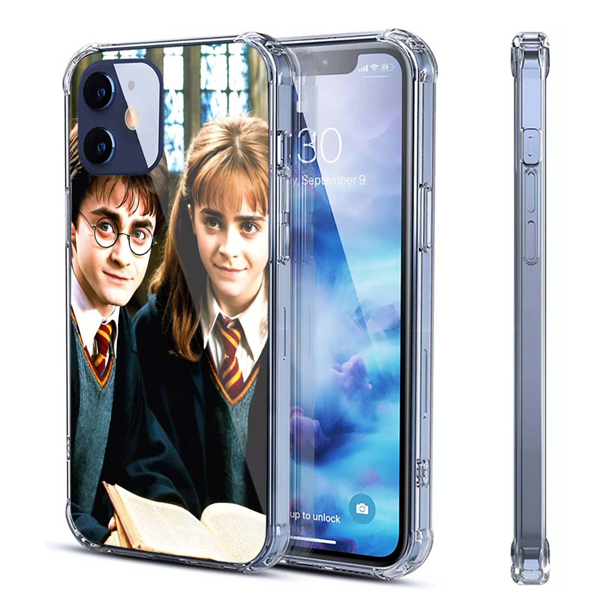 （画像用） Harry Potter ハリー・ポッターシリーズ 【iPhone 12シリーズ対応】透明スマホケース（クリアソフトケース）